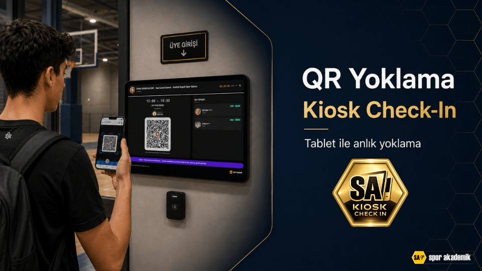 Salon Kiosk QR Yoklama Nedir? Tablet ile Anlık Check-In